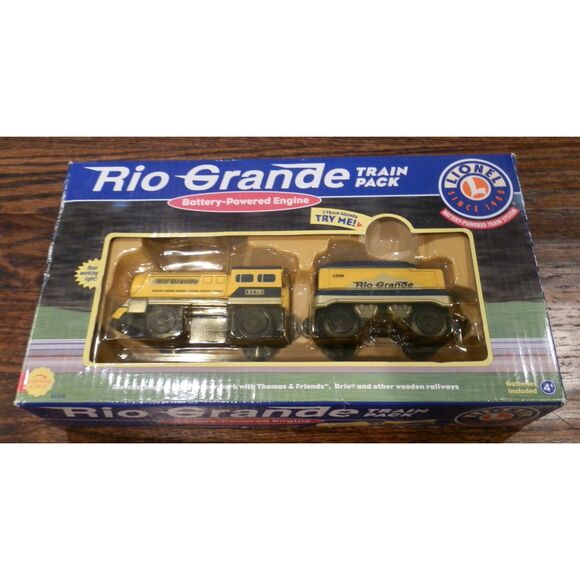 Lionel Rio Grande Train Pack Toy Battery Powered Engine 2001 READ - Picture 1 of 6